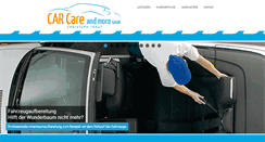Desktop Screenshot of carcareandmore.de