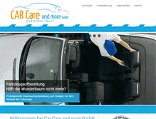 Tablet Screenshot of carcareandmore.de